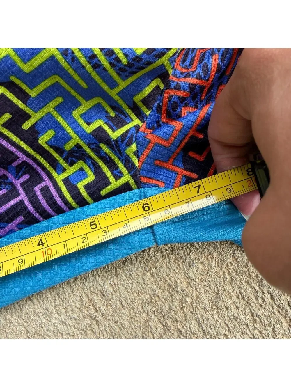 Flow Society Lacrosse Shorts Multicolored Maze Print Youth XXS‎